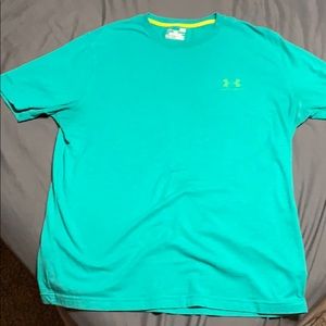 Green UA shirt